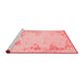 Contemporary Red Washable Rugs