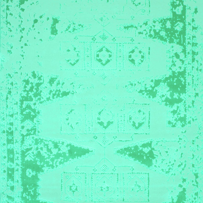 Machine Washable Abstract Turquoise Contemporary Area Rugs, wshcon147turq