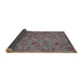 Thickness of Contemporary Chestnut Brown Modern Rug, con1480