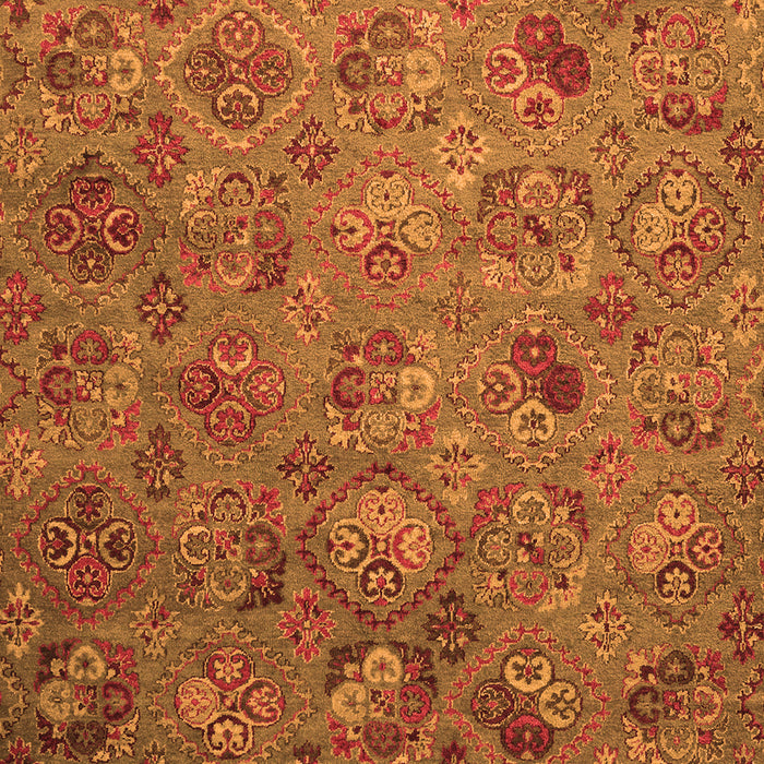 Serging Thickness of Machine Washable Abstract Orange Contemporary Area Rugs, wshcon1480org