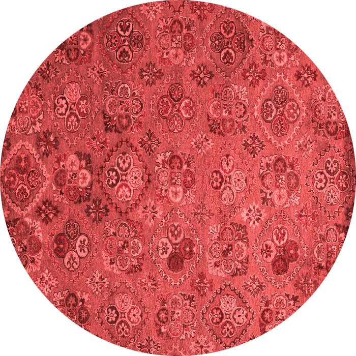 Machine Washable Abstract Red Contemporary Rug, wshcon1480red
