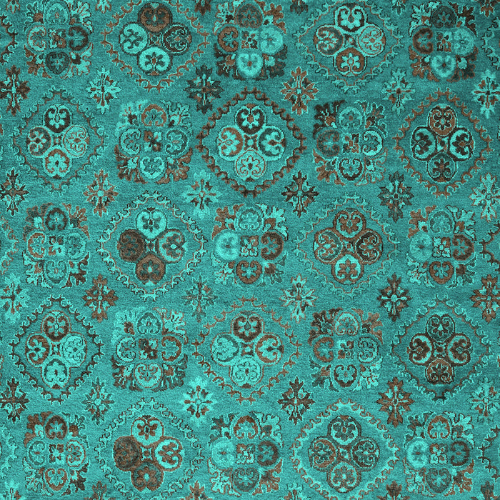 Abstract Turquoise Contemporary Rug, con1480turq
