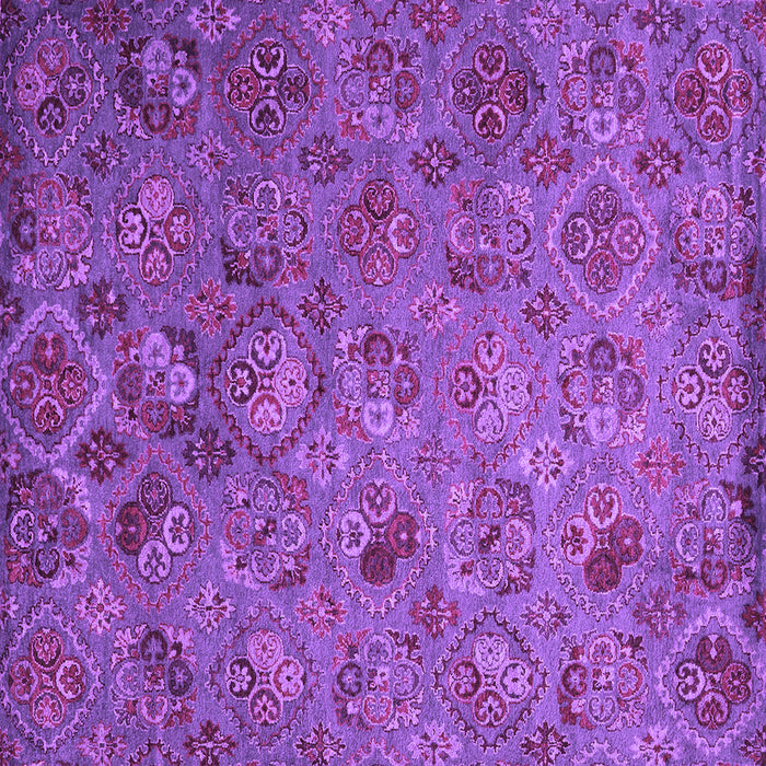 Square Machine Washable Abstract Purple Contemporary Area Rugs, wshcon1480pur