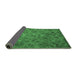 Sideview of Abstract Emerald Green Contemporary Rug, con1480emgrn