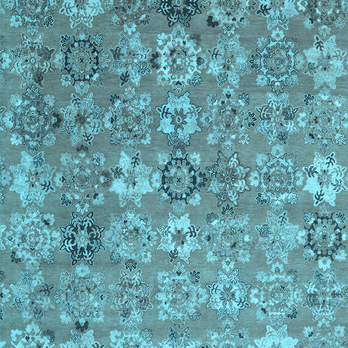 Abstract Light Blue Contemporary Rug, con1481lblu