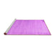 Sideview of Machine Washable Abstract Pink Contemporary Rug, wshcon1482pnk