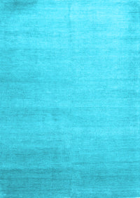 Abstract Light Blue Contemporary Rug, con1482lblu