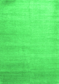 Abstract Green Contemporary Rug, con1482grn