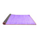 Sideview of Abstract Purple Contemporary Rug, con1482pur