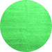 Machine Washable Abstract Green Contemporary Area Rugs, wshcon1482grn