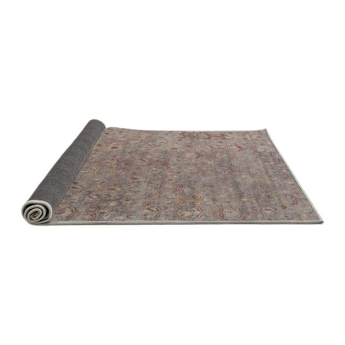 Thickness of Contemporary Rosy Brown Pink Modern Rug, con1483