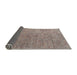 Thickness of Contemporary Rosy Brown Pink Modern Rug, con1483