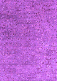 Abstract Purple Contemporary Rug, con1483pur