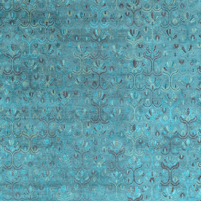 Abstract Light Blue Contemporary Rug, con1483lblu