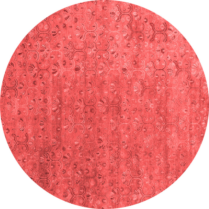 Machine Washable Abstract Red Contemporary Rug, wshcon1483red