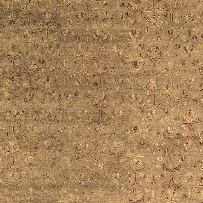 Machine Washable Abstract Brown Contemporary Rug, wshcon1483brn