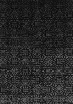 Abstract Gray Contemporary Rug, con1484gry