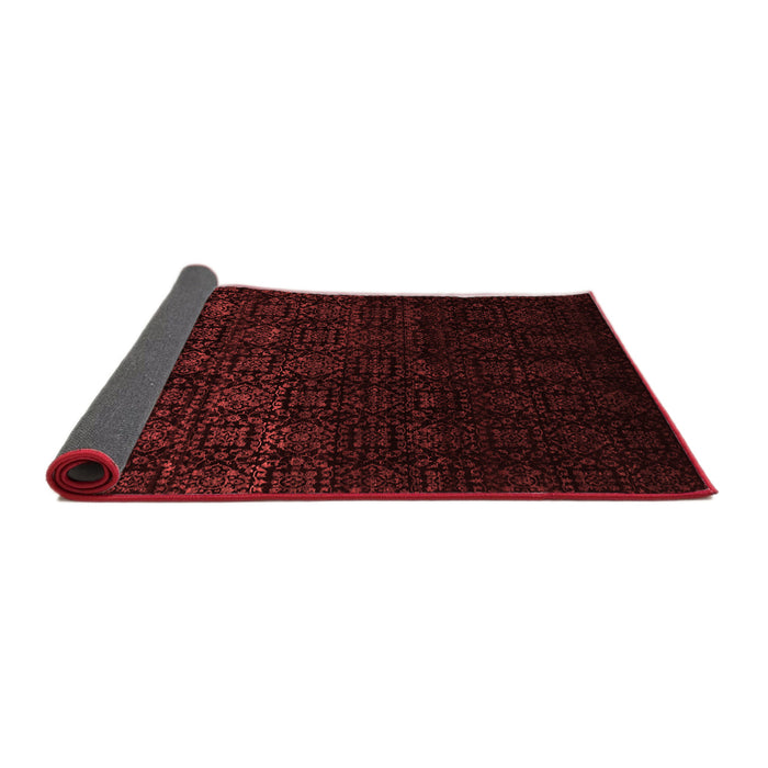 Abstract Red Contemporary Area Rugs