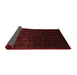 Abstract Red Contemporary Area Rugs