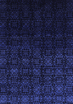 Abstract Blue Contemporary Rug, con1484blu