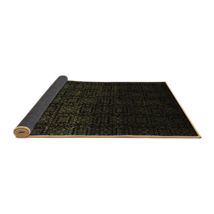 Sideview of Abstract Brown Contemporary Rug, con1484brn