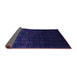 Sideview of Abstract Purple Contemporary Rug, con1484pur