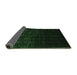 Sideview of Abstract Emerald Green Contemporary Rug, con1484emgrn