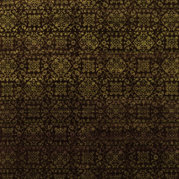 Abstract Orange Contemporary Rug, con1484org