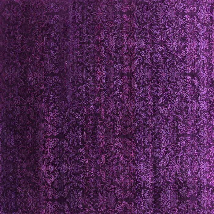 Square Abstract Pink Contemporary Rug, con1485pnk