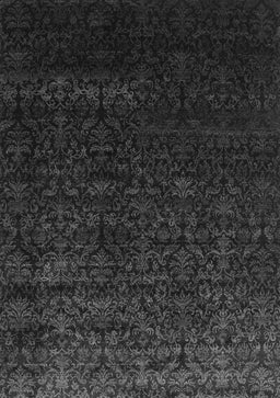 Abstract Gray Contemporary Rug, con1485gry