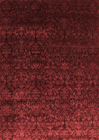 Abstract Red Contemporary Rug, con1485red