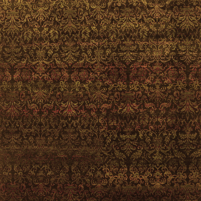 Abstract Orange Contemporary Rug, con1485org