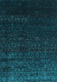 Abstract Light Blue Contemporary Rug, con1485lblu