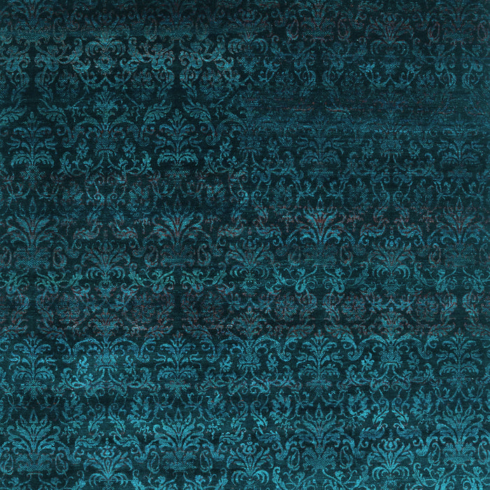 Abstract Light Blue Contemporary Rug, con1485lblu