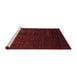 Contemporary Red Washable Rugs