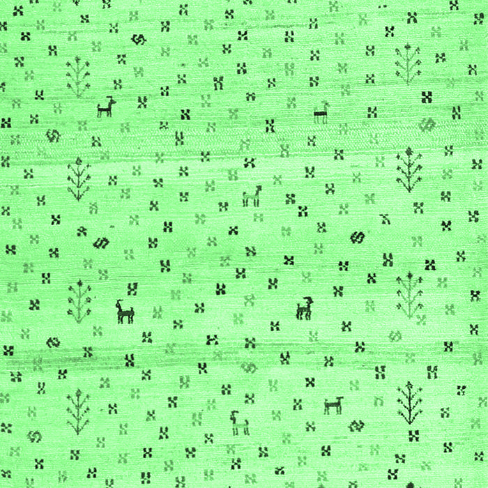 Solid Emerald Green Modern Rug, con1486emgrn