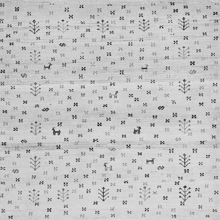 Round Machine Washable Solid Gray Modern Rug, wshcon1486gry