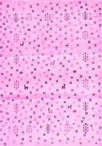 Solid Pink Modern Rug, con1486pnk