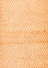 Solid Orange Modern Rug, con1487org