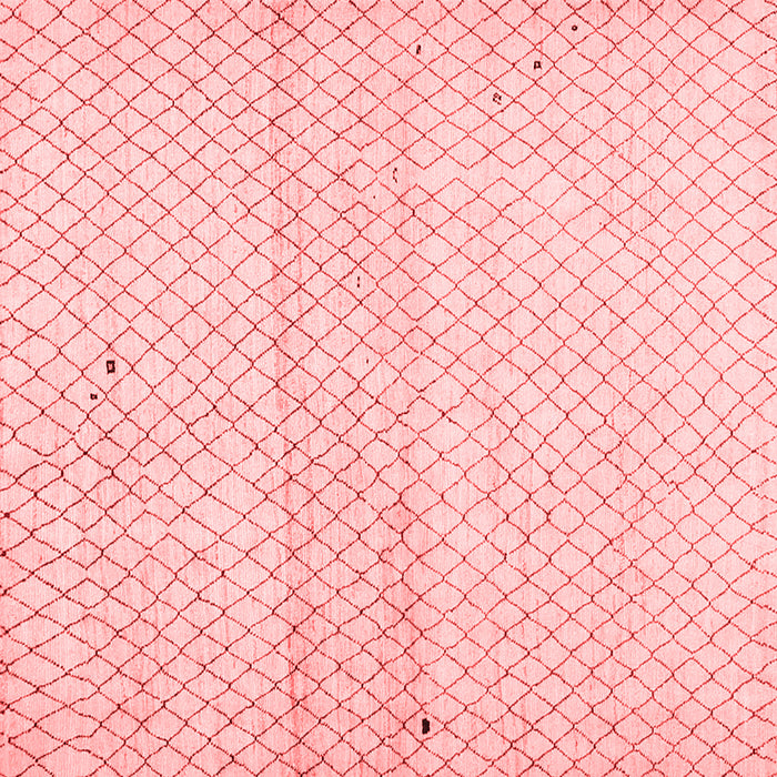 Machine Washable Solid Red Modern Rug, wshcon1487red