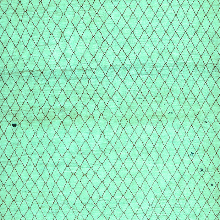 Solid Turquoise Modern Rug, con1487turq