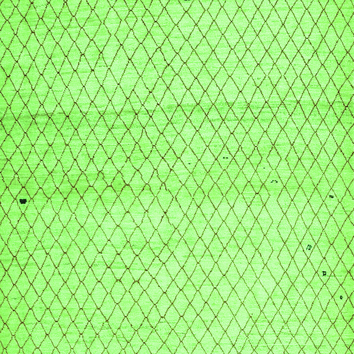 Serging Thickness of Machine Washable Solid Green Modern Area Rugs, wshcon1487grn