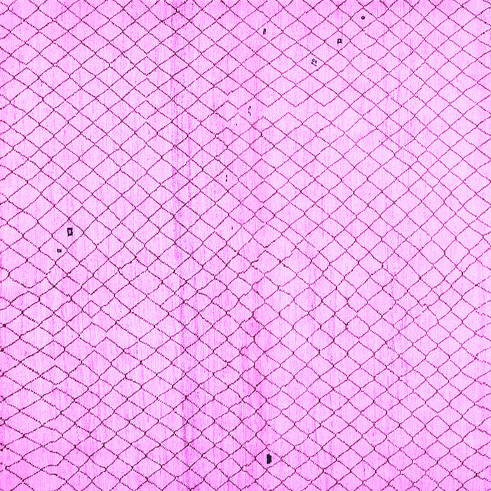 Square Solid Purple Modern Rug, con1487pur