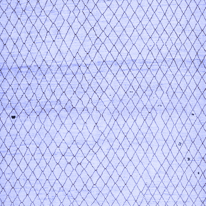 Solid Blue Modern Rug, con1487blu