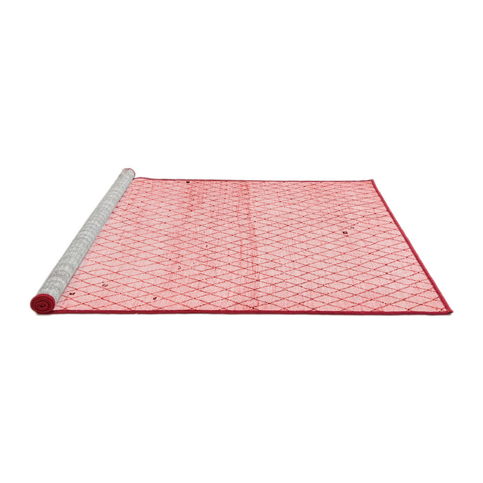 Modern Red Washable Rugs