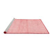 Modern Red Washable Rugs