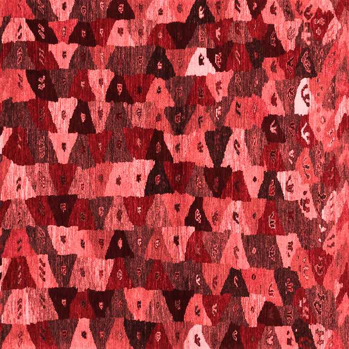 Machine Washable Abstract Red Contemporary Rug, wshcon1488red