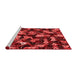 Contemporary Red Washable Rugs