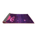 Sideview of Abstract Pink Contemporary Rug, con1489pnk