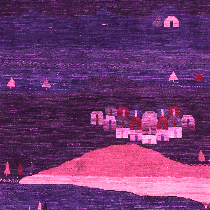 Machine Washable Abstract Pink Contemporary Rug, wshcon1489pnk